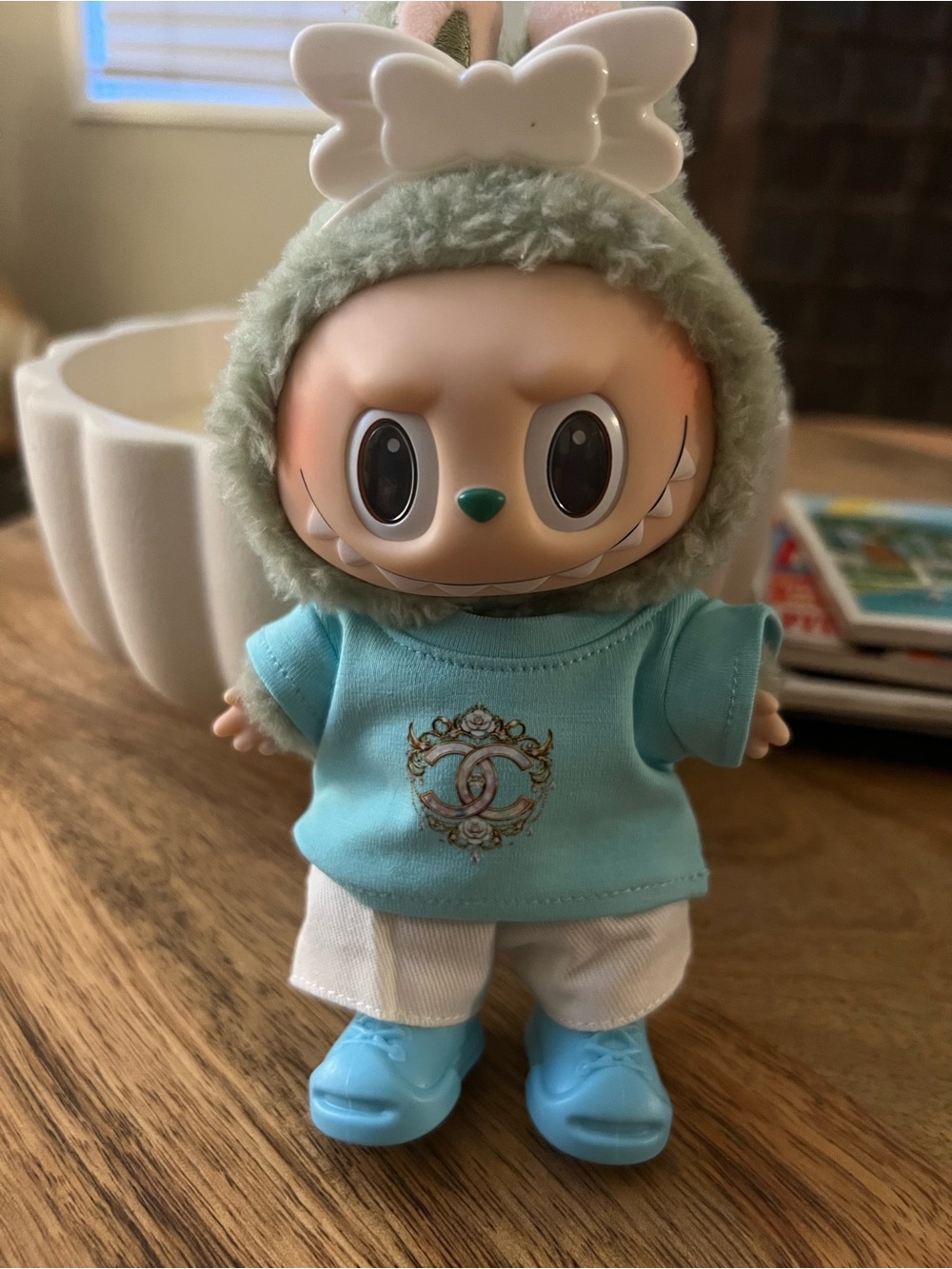 Labubu Collectible turquoise blue Outfit (DOLL NOT INCLUDED)